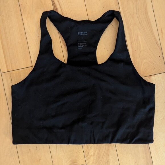 Girlfriend Collective - Paloma Sports Bra | Black XL - Picture 1 of 3